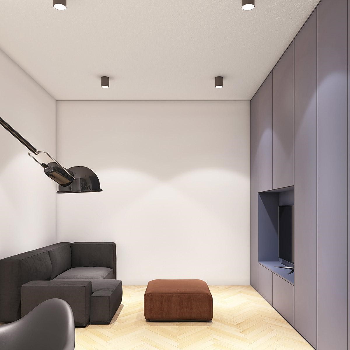 Thiết kế căn hộ dưới 75 mét vuông phong cách tối giản